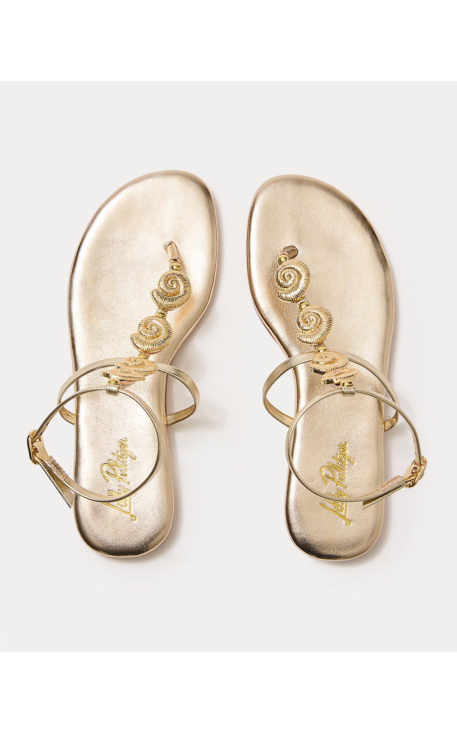 DYLANN SANDAL, GOLD METALLIC