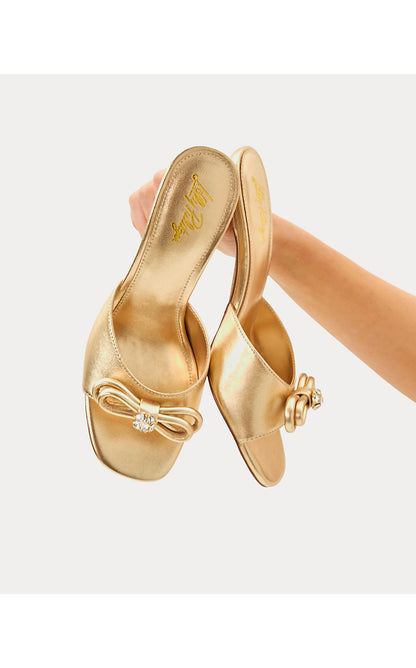 JESSY SANDAL, GOLD METALLIC