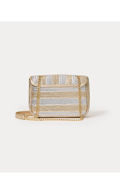 CORA CROSSBODY, GOLD METALLIC X SILVER METALLIC