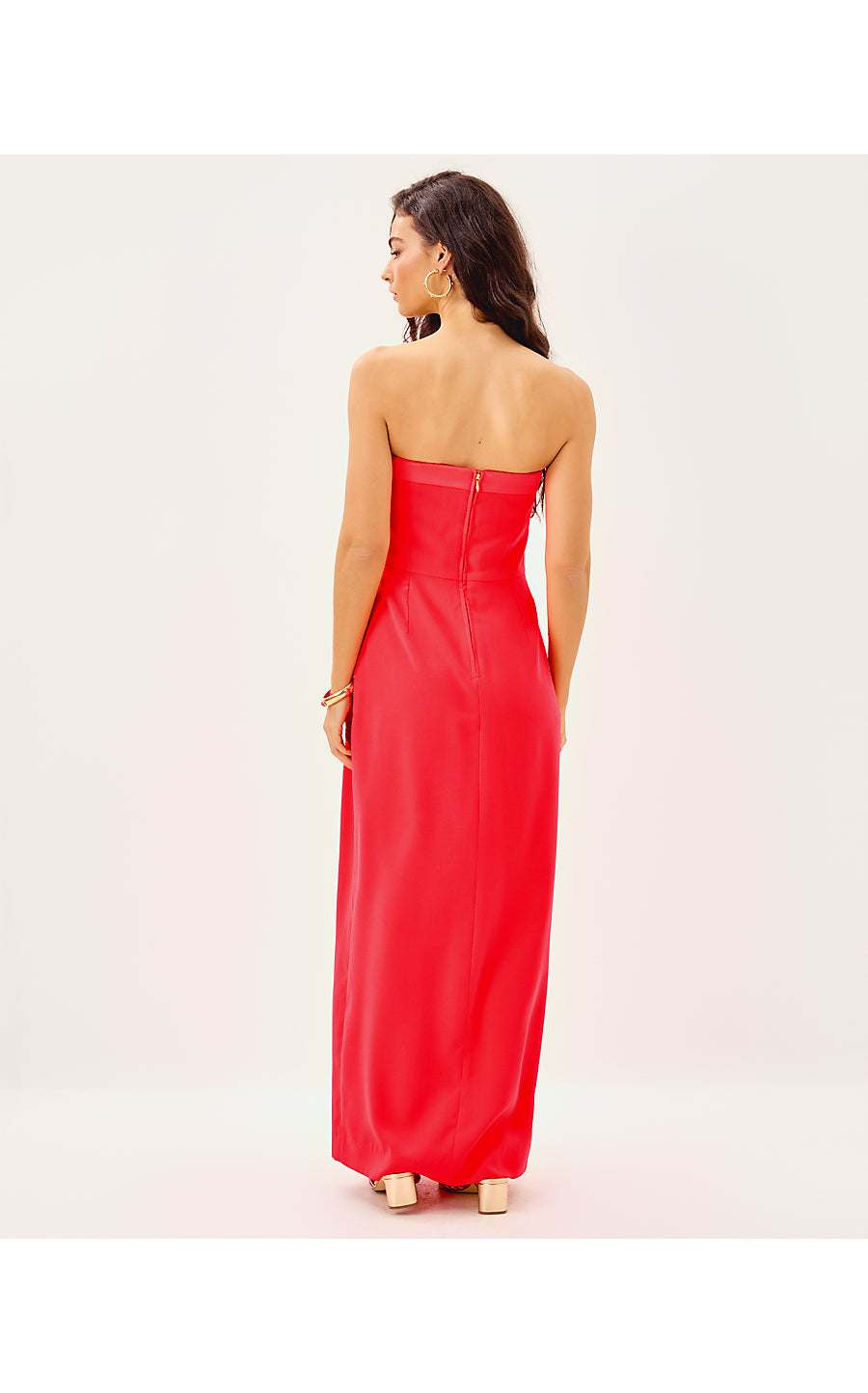 ANASOPHIA MAXI DRESS, CANE CORAL