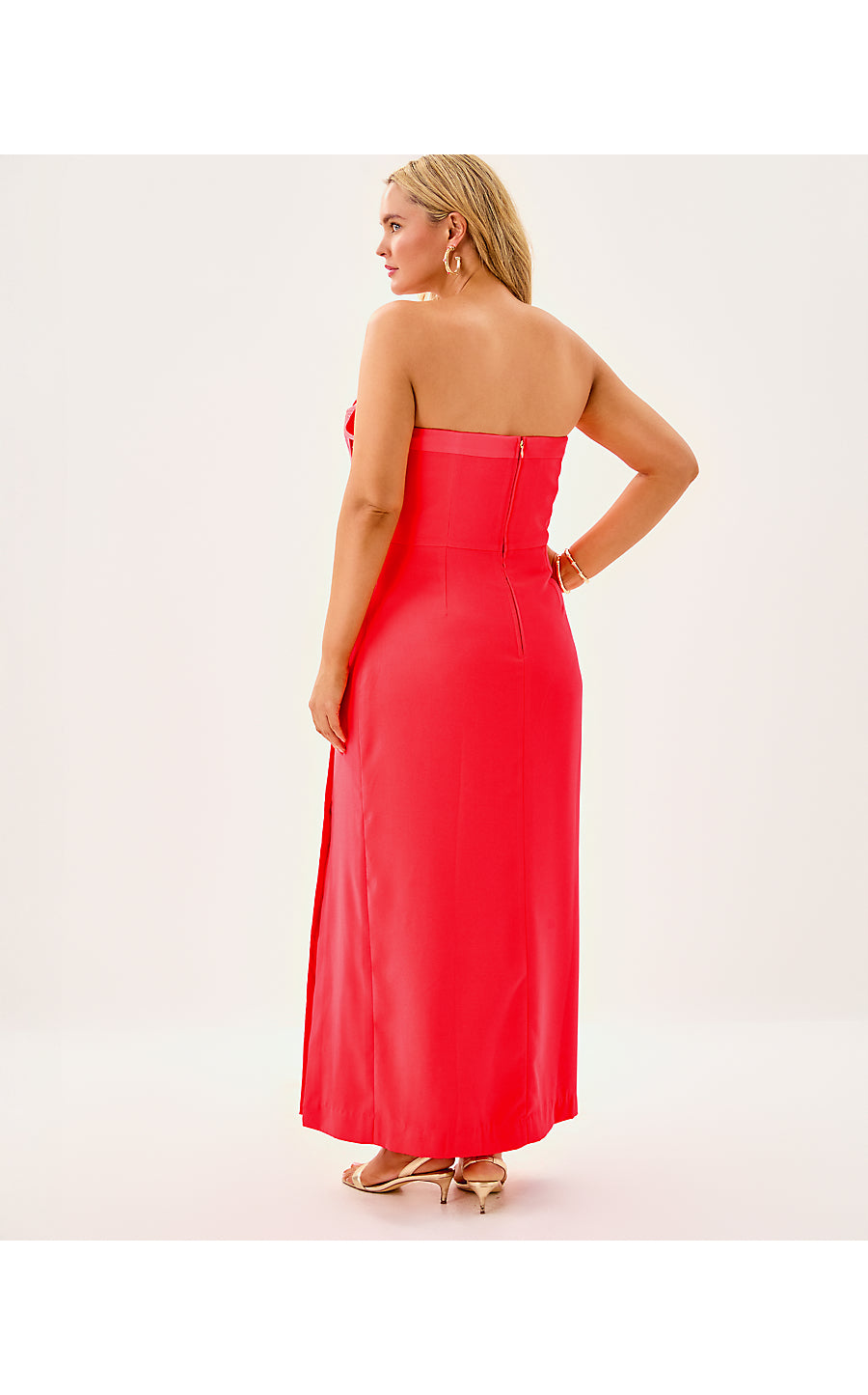 ANASOPHIA MAXI DRESS, CANE CORAL