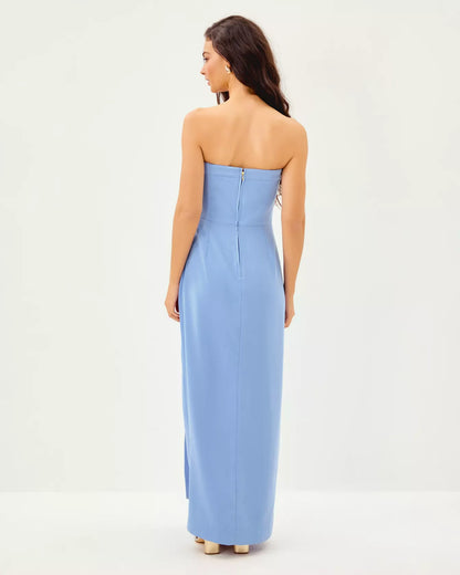 ANASOPHIA MAXI DRESS, JACARANDA BLUE