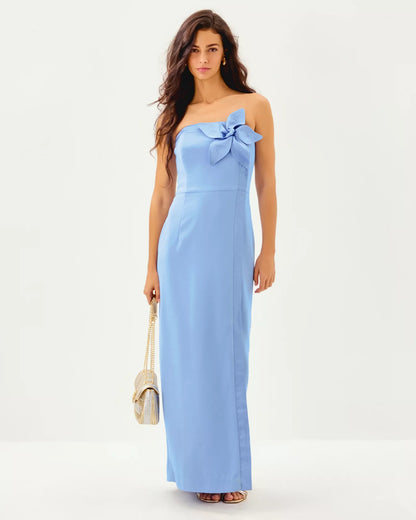 ANASOPHIA MAXI DRESS, JACARANDA BLUE