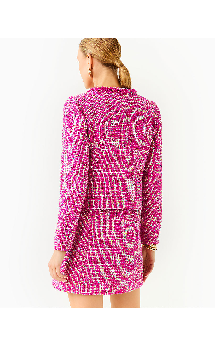 KAVITA BOUCLE JACKET, ELDERFLOWER BLOSSOM BUNGALOW BOUCLE