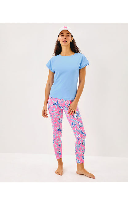 GLENNA ACTIVE TEE UPF 50+, JACARANDA BLUE
