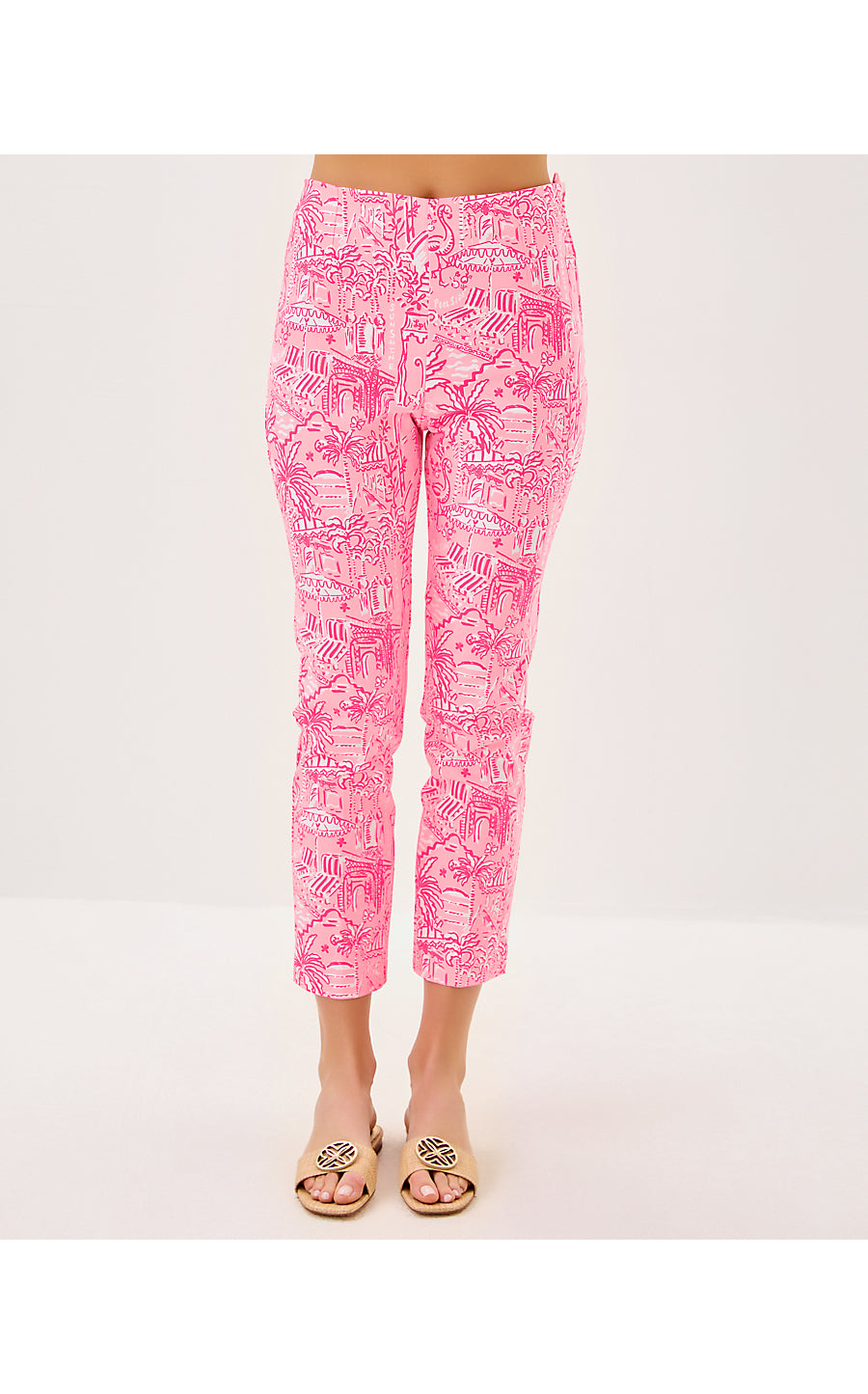NANCEE CROP PANT, CONCH SHELL PINK PENNYS PLAYGROUND