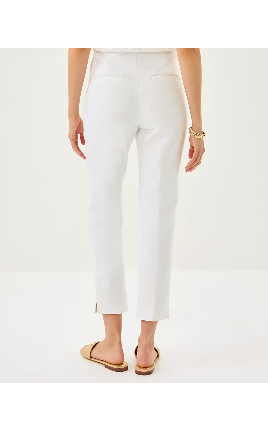 NANCEE CROP PANT, RESORT WHITE