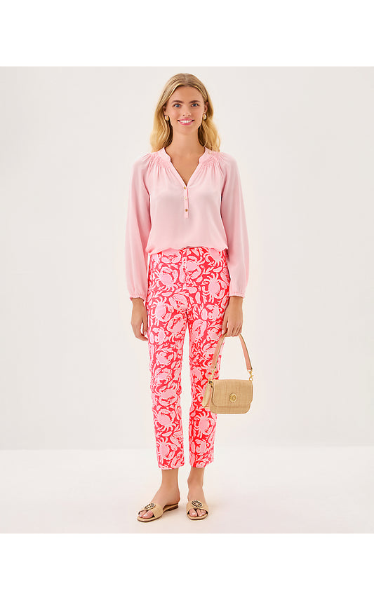 NANCEE CROP PANT, SUNBAKED CANE CORAL CRAB COLLAB