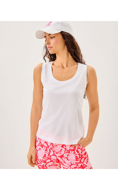 MEREDITH TANK, RESORT WHITE