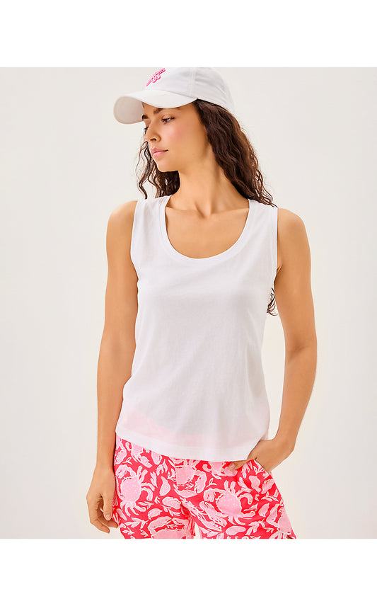 MEREDITH TANK, RESORT WHITE