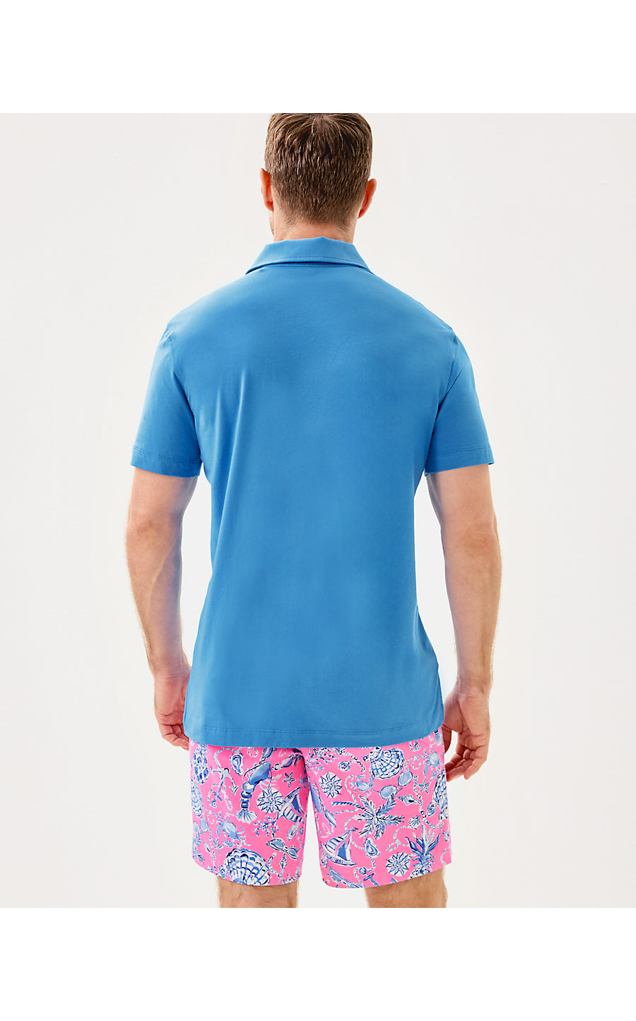 MENS STUFF AARONS POLO, SUNWASHED BLUE