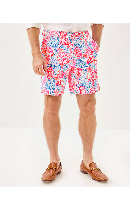 MENS STUFF VOLK STRETCH SHORT, RESORT WHITE LIL SUN SEA SAND