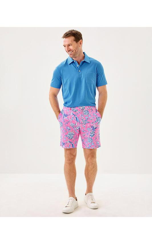 MENS STUFF VOLK STRETCH SHORT, ROUSSEAU PINK BAREFOOT BEACHCOMBERS