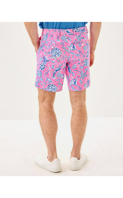 MENS STUFF VOLK STRETCH SHORT, ROUSSEAU PINK BAREFOOT BEACHCOMBERS