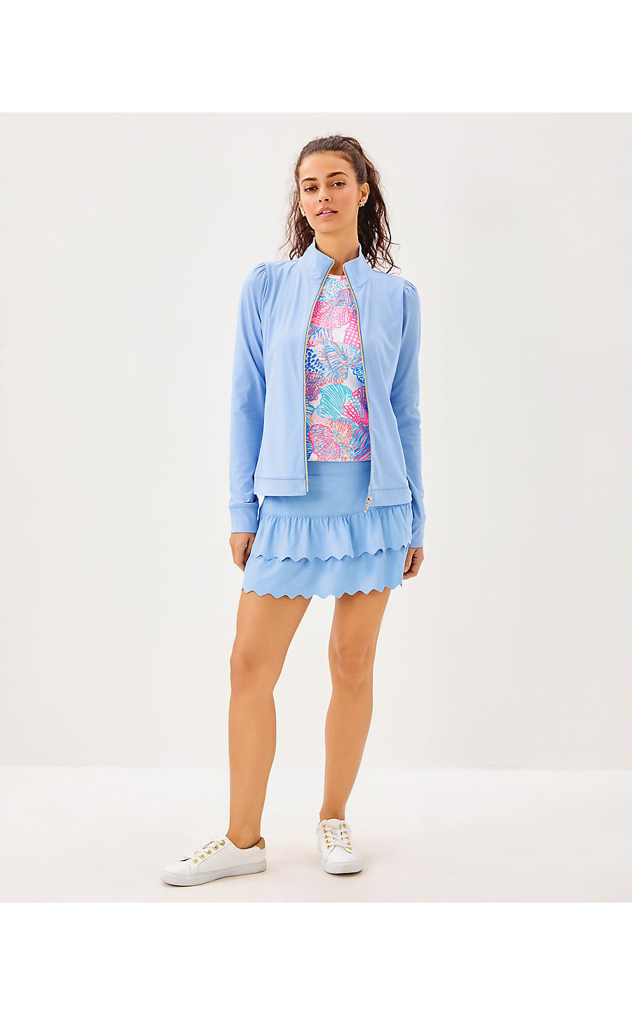 CARAWAY JACKET UPF 50+, JACARANDA BLUE