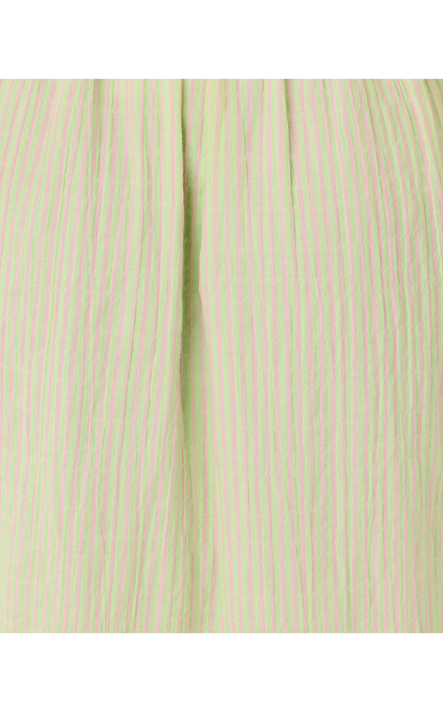 HADLY SMOCKED MAXI DRESS, PISTACHIO MACARON X CONCH SHELL PINK LTWT OXFORD STRIPE