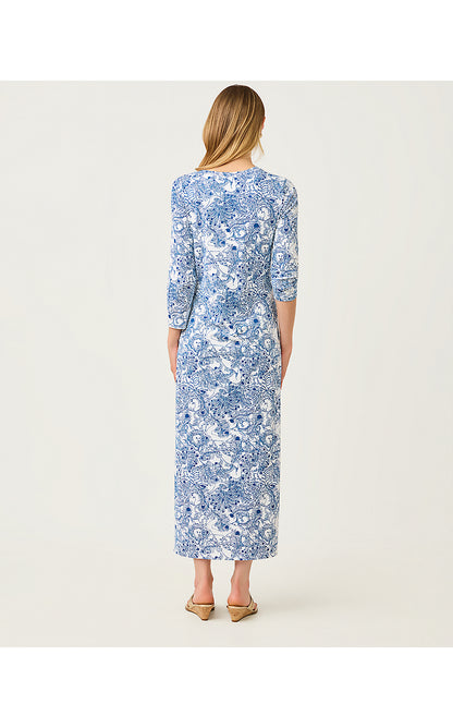 DEENA UPF 50+ DRESS, STARLIGHT NAVY ZOOLOGY