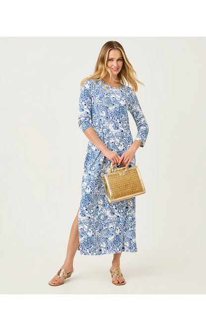 DEENA UPF 50+ DRESS, STARLIGHT NAVY ZOOLOGY