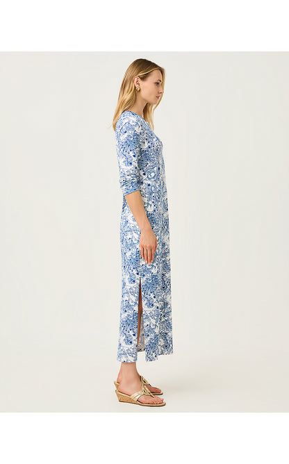 DEENA UPF 50+ DRESS, STARLIGHT NAVY ZOOLOGY