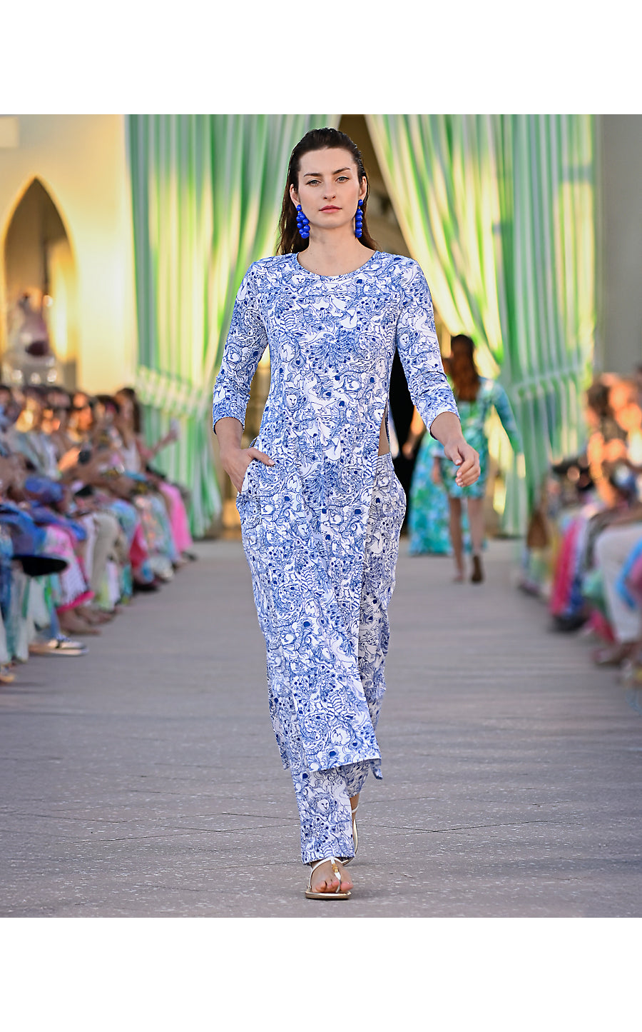 DEENA UPF 50+ DRESS, STARLIGHT NAVY ZOOLOGY