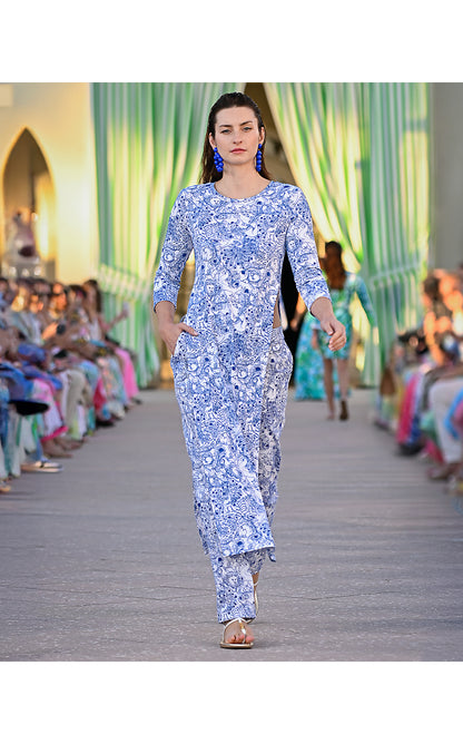 DEENA UPF 50+ DRESS, STARLIGHT NAVY ZOOLOGY