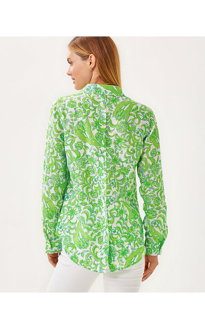 LYND TUNIC, RESORT WHITE LIL DAFFODIL HILL