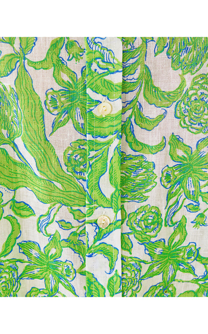 LYND TUNIC, RESORT WHITE LIL DAFFODIL HILL