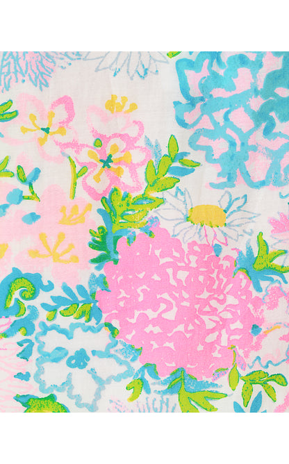 BRINELLE TOP, MULTI LILLY GARDEN