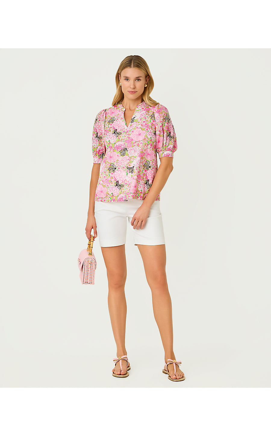 BRINELLE TOP, PISTACHIO MACARON BEES KNEES