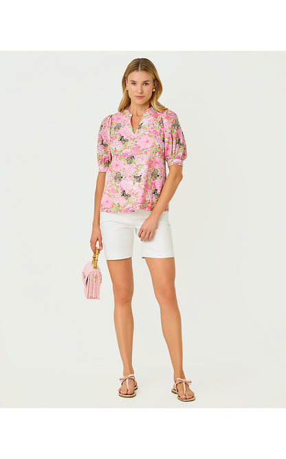 BRINELLE TOP, PISTACHIO MACARON BEES KNEES