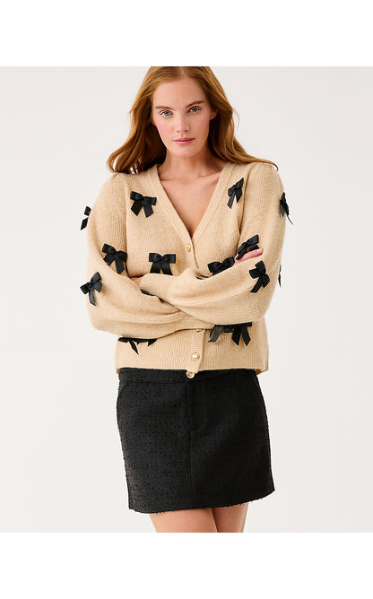 COLETTE BOUCLE MINI SKORT, NOIR CHIC CHICK BOUCLE