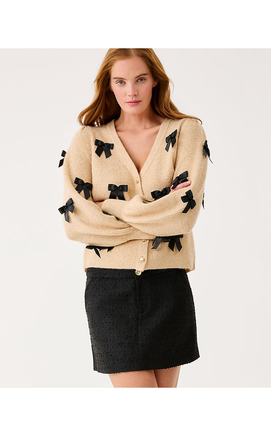 COLETTE BOUCLE MINI SKORT, NOIR CHIC CHICK BOUCLE