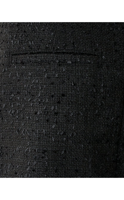 COLETTE BOUCLE MINI SKORT, NOIR CHIC CHICK BOUCLE