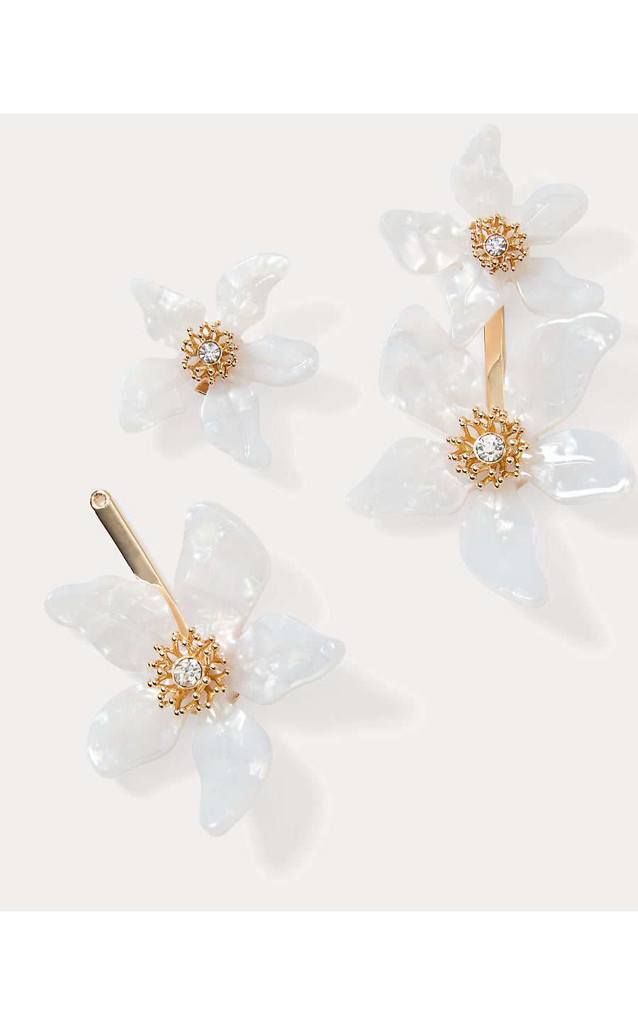 PLUMES IN BLOOM EARRINGS, COCONUT