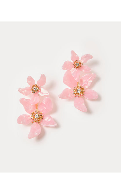 PLUMES IN BLOOM EARRINGS, PINK MUSE