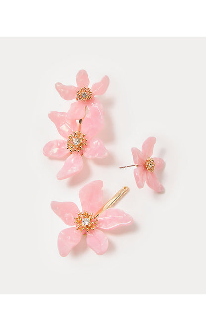 PLUMES IN BLOOM EARRINGS, PINK MUSE