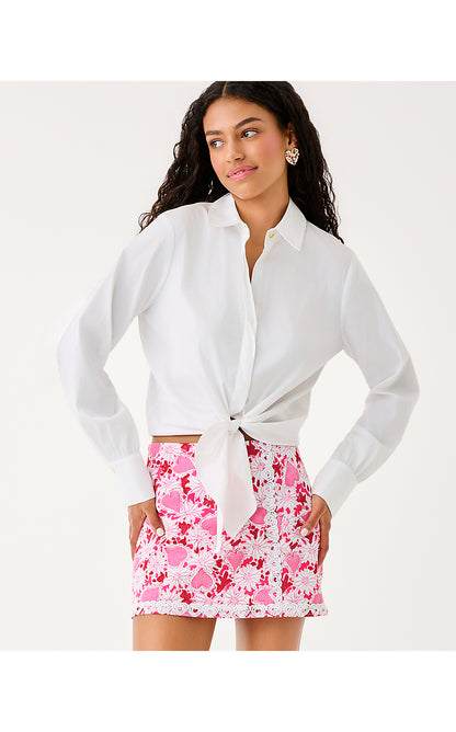 MICHELINA MINI SKORT, COCONUT DEAR HEART