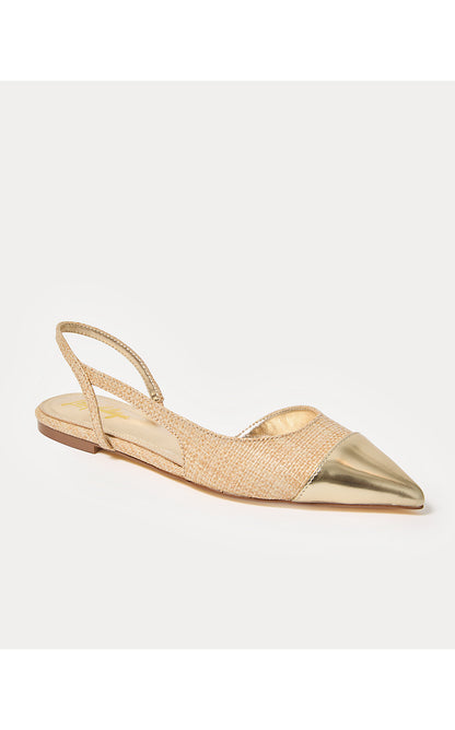 DORSEE SLINGBACK, NATURAL