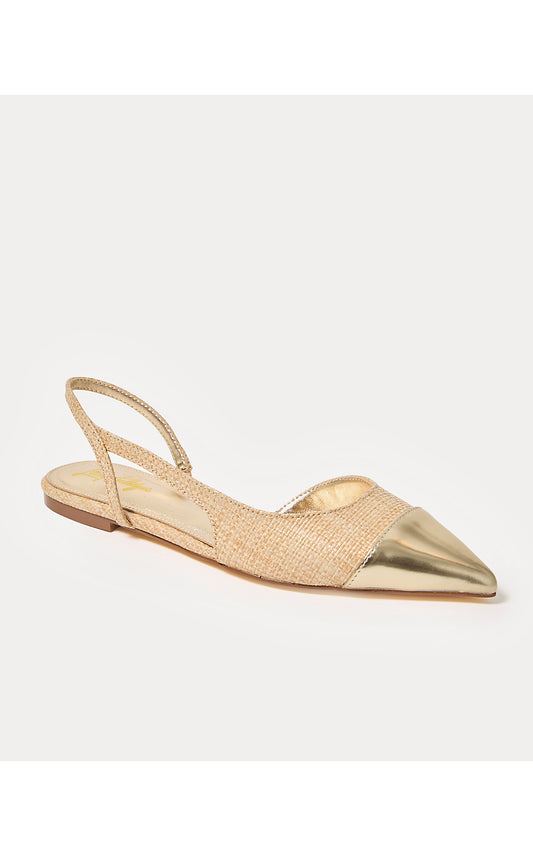 DORSEE SLINGBACK, NATURAL