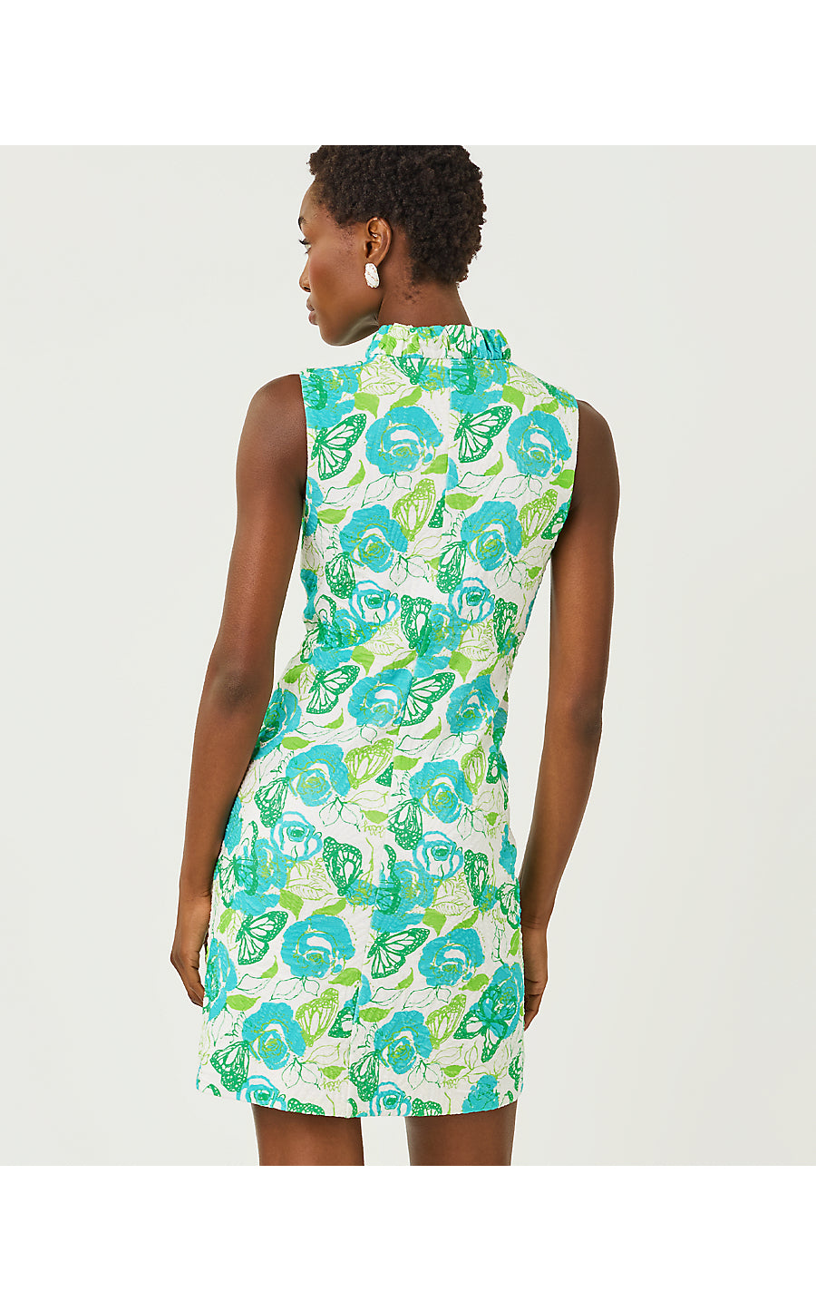 ELSEY SHIFT, RESORT WHITE MONARCH ROSE