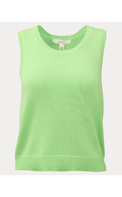 AMALIA SWEATER TANK, PISTACHIO MACARON