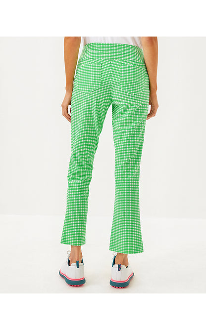CORSO KICK FLARE PANT UPF 50+, FAUNA GREEN PERFORMANCE GINGHAM
