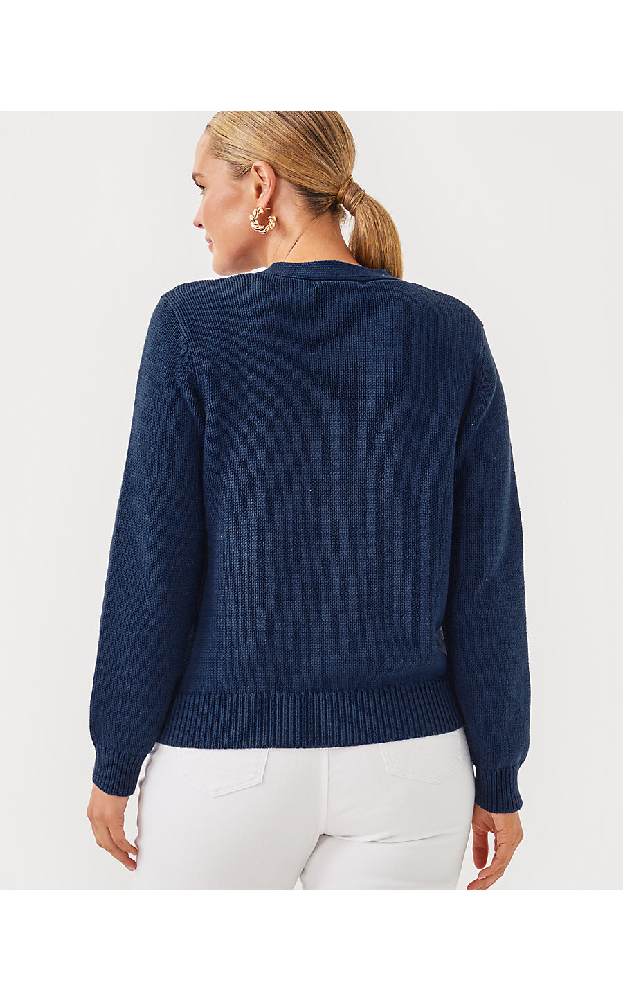 TIPPERY CARDIGAN, LOW TIDE NAVY