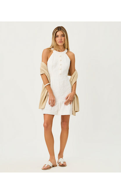 LANELLE WRAP, HEATHERED WICKER TAN METALLIC