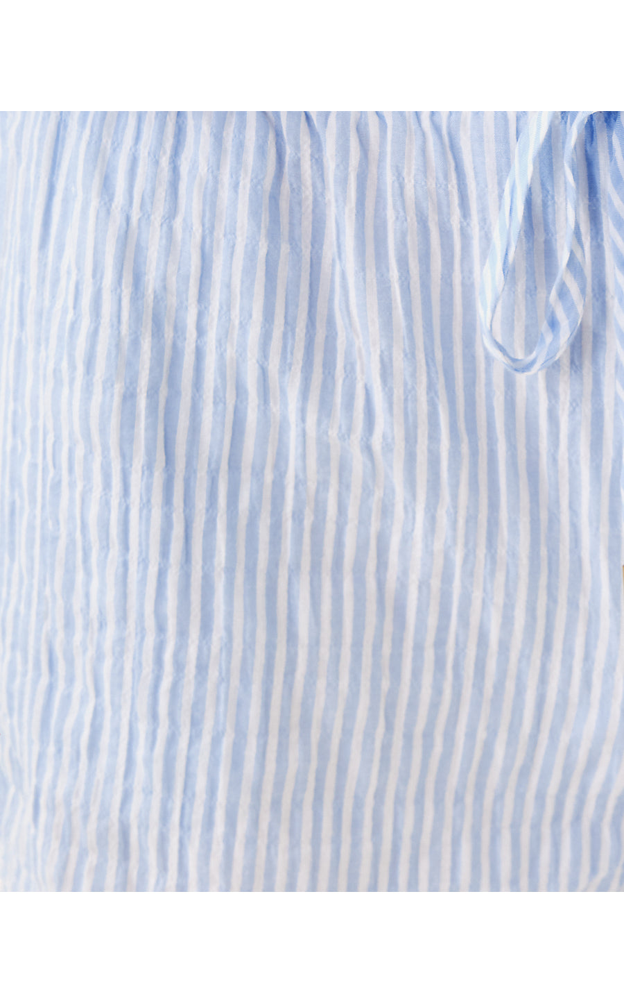 CROIX SHORT, JACARANDA BLUE LTWT OXFORD STRIPE