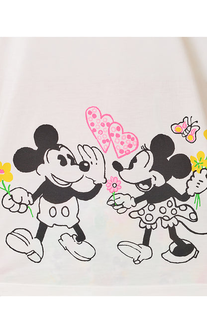 CLAIRMONT TRIMMED KNIT TOP, MULTI THROWBACK DISNEY GRAPHIC TOP