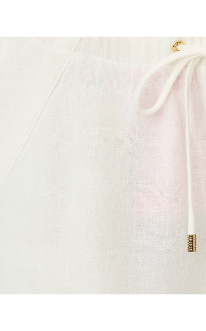BRAWLEY LINEN PANT, RESORT WHITE