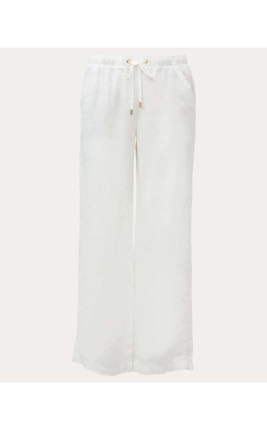 BRAWLEY LINEN PANT, RESORT WHITE