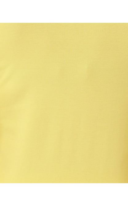 RONSON KNIT TOP, FINCH YELLOW