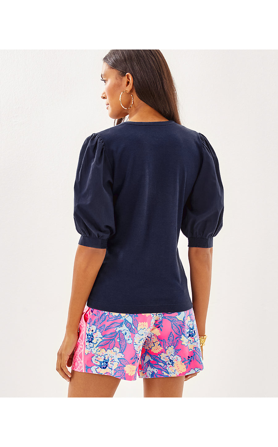 RONSON KNIT TOP, LOW TIDE NAVY
